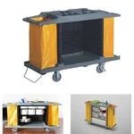 Heavy Duty Large Multi-functional Service Cart, Hotel Service Cart